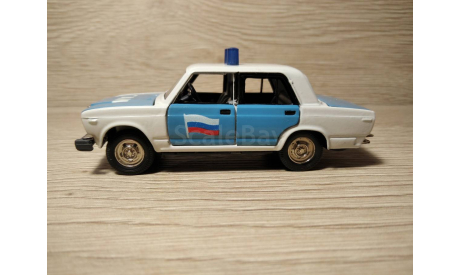 Масштабная модель автомобиля СССР - ВАЗ-2107 Жигули ГАИ. Агат. 1:43., масштабная модель, Агат/Моссар/Тантал, scale43