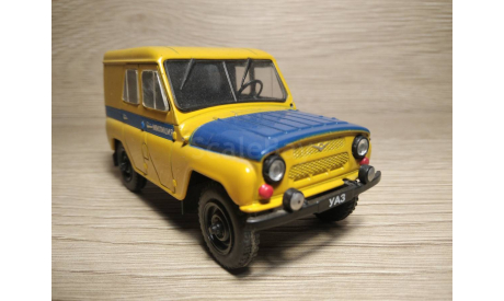 Масштабная модель автомобиля СССР - УАЗ-469 ППС, ГАИ, милиция СССР. АНС. 1:43 Металл.., масштабная модель, Автомобиль на службе, журнал от Deagostini, 1/43