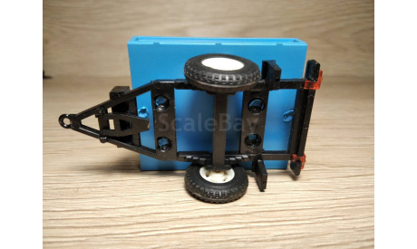 Масштабная модель автомобильного прицепа. Пластик. 1:43., масштабная модель, scale43