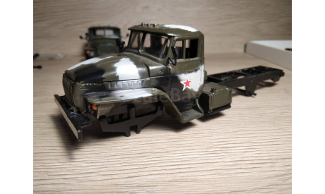 Масштабная модель автомобиля УРАЛ 4320. Шасси. ЭЛЕКОН. ТАТАРСТАН. 1:43., масштабная модель, scale43