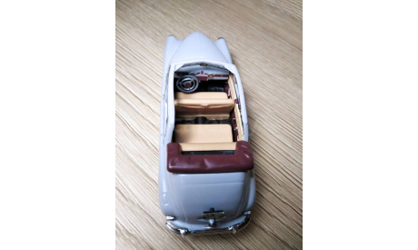 Масштабная модель автомобиля ’Победа’.  Кабриолет. Деагостини. 1:43., масштабная модель, Автолегенды СССР журнал от DeAgostini, scale43, ГАЗ