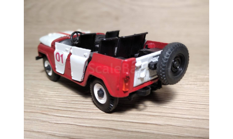Масштабная модель автомобиля УАЗ 469. А 34.  Саратов. 1:43., масштабная модель, scale43, Агат/Моссар/Тантал