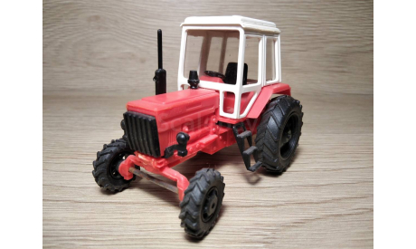 Масштабная модель трактора СССР - МТЗ-80 ’БЕЛАРУСЬ’. 1:43. Металл. (27)., масштабная модель трактора, Агат/Моссар/Тантал, scale43