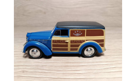 Масштабная модель автомобиля СССР - Москвич-420-422 Почта. 1:43., масштабная модель, Автомобиль на службе, журнал от Deagostini, scale43