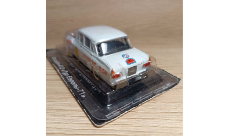 Масштабная модель автомобиля СССР - Москвич-412 ’Тур Европы-71’. 1:43. (141)., масштабная модель, Автолегенды СССР журнал от DeAgostini, 1/43