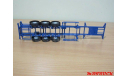 модель полупрцепа контейнеровоза с контейнером BY.Volk, масштабная модель, 1:43, 1/43