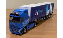 модель грузовика Volvo FH4 2020 Blue штора, масштабная модель, Eligor, scale43