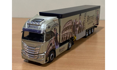 Модель грузовика IVECO S-Way Perrotti semi, масштабная модель, Eligor, scale43