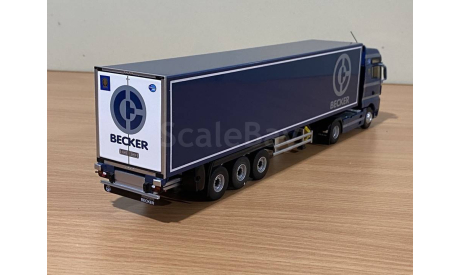 модель грузовика MAN TGX XXL фургон, масштабная модель, scale43, Eligor