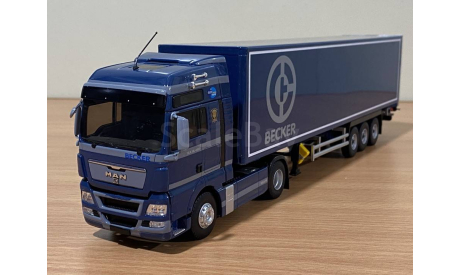 модель грузовика MAN TGX XXL фургон, масштабная модель, scale43, Eligor
