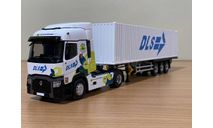 модель грузовика Renault T semitrailer container, масштабная модель, Eligor, scale43