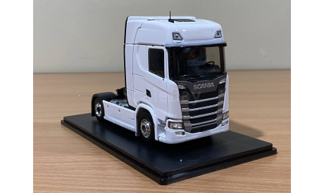модель грузовика Scania S500 белый, масштабная модель, 1:43, 1/43, Eligor