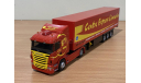 модель грузовика Scania R штора красный, масштабная модель, 1:43, 1/43, Eligor