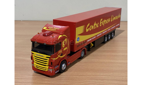 модель грузовика Scania R штора красный, масштабная модель, 1:43, 1/43, Eligor