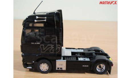 Модель грузовика MAN TGX Black V8   Eligor, масштабная модель, scale43