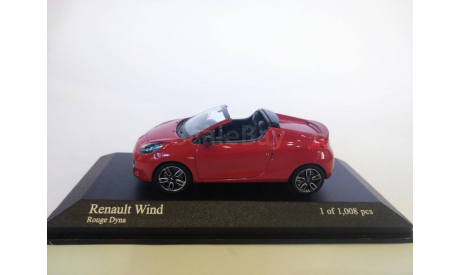 РЕНО ВИНД RENAULT WIND (2010), 1:43, Minichamps, масштабная модель, scale43