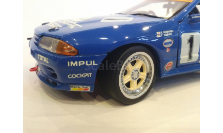 Ниссан Скайлайн Nissan Skyline GT-R R32 Calsonic #1 (1990), 1:18, Kyosho, масштабная модель, 1/18