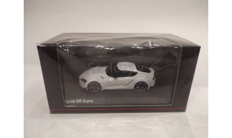 ТОЙОТА СУПРА TOYOTA GR SUPRA (white metallic), 1:43, Kyosho, масштабная модель, 1/43