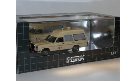 Binz W114 Europ Ambulance 1969, 1:43, Matrix, масштабная модель, 1/43