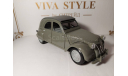 Citroen 2CV 1952 г., масштабная модель, maisto, scale18, Citroën