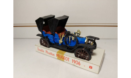 Minialuxe #8 PEUGEOT DOUBLE PHAETON 1906г., масштабная модель, scale43