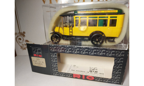 Fiat Omnibus 18 BL 1915  RIO № 20, масштабная модель, scale43