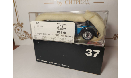 RIO#37  BUGATTI T41 ROYALE 1931г, масштабная модель, scale43