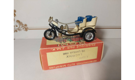 Rami#36  LACROIX DE LAVILLET TRICYCLE 1898, масштабная модель, R.A.M.I, scale43