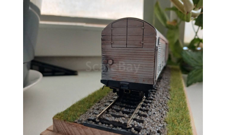 Рефрижератор ZB-5, железнодорожная модель, scale87