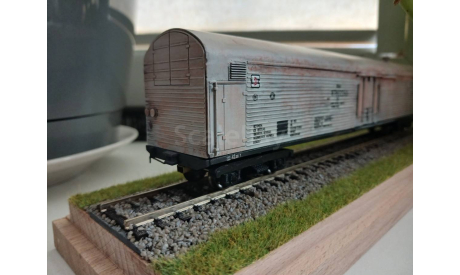 Рефрижератор ZB-5, железнодорожная модель, scale87