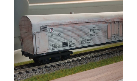 Рефрижератор ZB-5, железнодорожная модель, scale87
