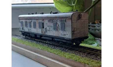Рефрижератор ZB-5, железнодорожная модель, scale87