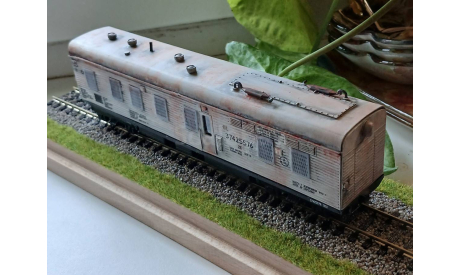 Рефрижератор ZB-5, железнодорожная модель, scale87