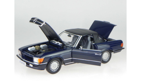 1/18 1986 - Mercedes 300 SL (R107) cabrio Norev, масштабная модель, Mercedes-Benz, scale18