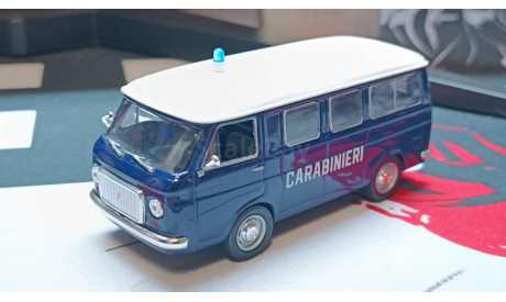 FIAT 238 Carabinieri, масштабная модель, Полицейские машины мира, Deagostini, scale43