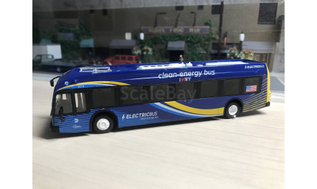 1/87 Американский автобус, масштабная модель, Iconic replicas, scale87, Proterra
