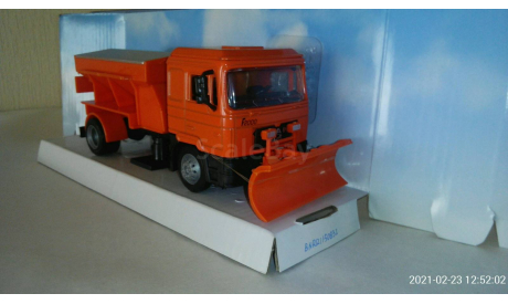 Модель 1 : 43 МАН ( ’ПЕСКОРАЗБРАСЫВАТЕЛЬ’ с ОТВАЛОМ ), масштабная модель, MAN, New-Ray Toys, scale43