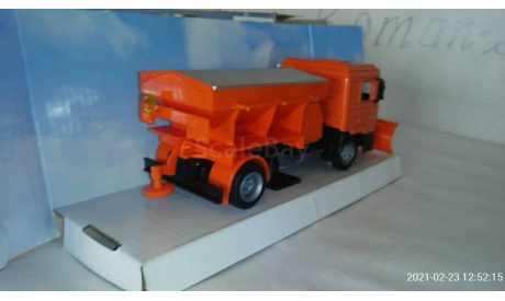Модель 1 : 43 МАН ( ’ПЕСКОРАЗБРАСЫВАТЕЛЬ’ с ОТВАЛОМ ), масштабная модель, MAN, New-Ray Toys, scale43