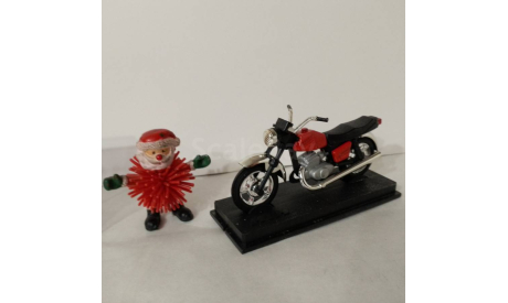 Модель СССР 1:24 (32) Мотоцикл ИЖ (1985г), масштабная модель мотоцикла, ГОСТ, scale43