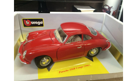 Porsche 356B Coupe (1961) 1:18, масштабная модель, Bburago, scale18