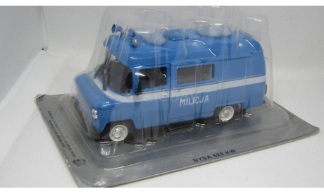 Nysa 522 KW Milicja 1:43, масштабная модель, scale43, DeAgostini-Польша (Kultowe Auta)