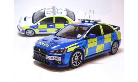 MITSUBISHI Lancer EVO X ’UK POLICE’ 2008 (IXO 1:43), масштабная модель, IXO Road (серии MOC, CLC), scale43