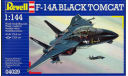 F-14 A   Black Tomcat  1/144   Revell   04029, сборные модели авиации, scale144