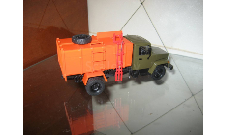 газ 3307 ко-413, масштабная модель, ссм,деагостини, scale43