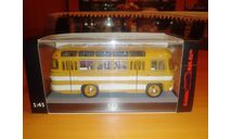 Паз 672 охра с белой полосой Classicbus, масштабная модель, scale43