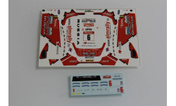 Декаль - Ford Fiesta RS WRC - Е.Новиков - ралли Monte-Carlo 2012 - 1/43