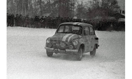 Декаль ЗАЗ-965АЭ N91 - ралли ’Прибалтика’ 1969, фототравление, декали, краски, материалы, Fortena, 1:43, 1/43