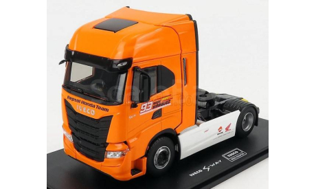IVECO S-WAY S510 ’Repsol Honda Team’ №93 Marc Marquez (седельный тягач) - orange, масштабная модель, Eligor, scale43