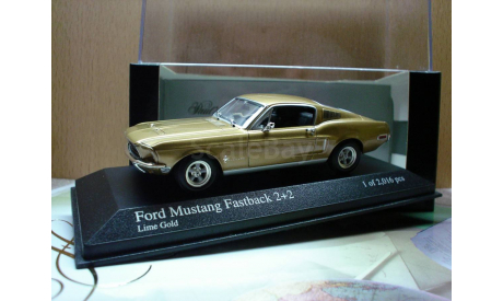 Ford Mustang Fastback 2+2’ 1968 / Minichamps 1:43, масштабная модель, 1/43