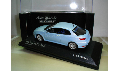 Alfa Romeo GT (937C) ’2003–06, масштабная модель, Minichamps, scale43